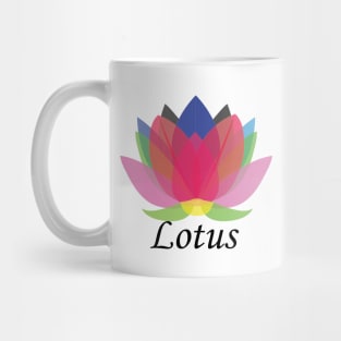 Colorful Lotus Mug